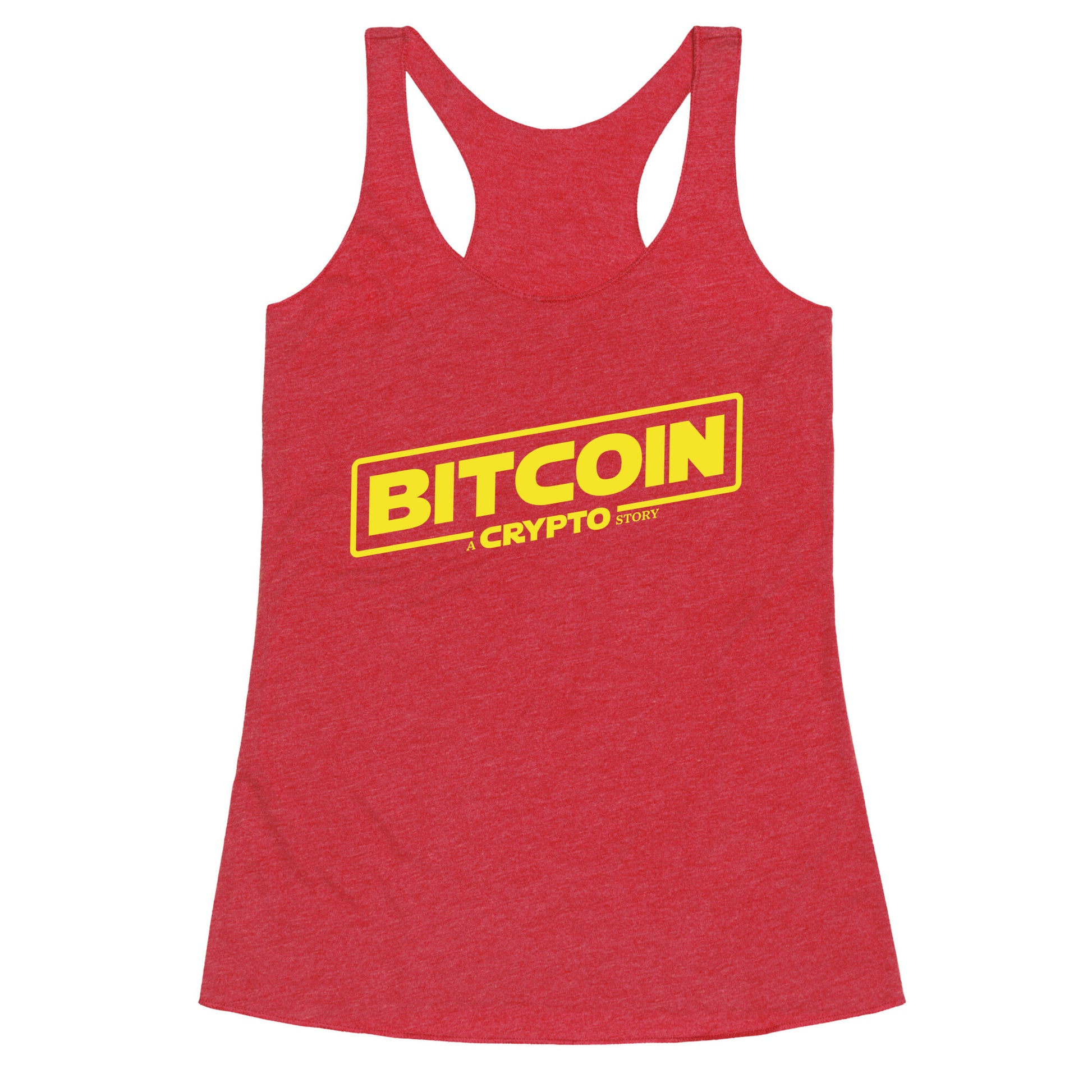 Bitcoin Crypto Racerback Tank