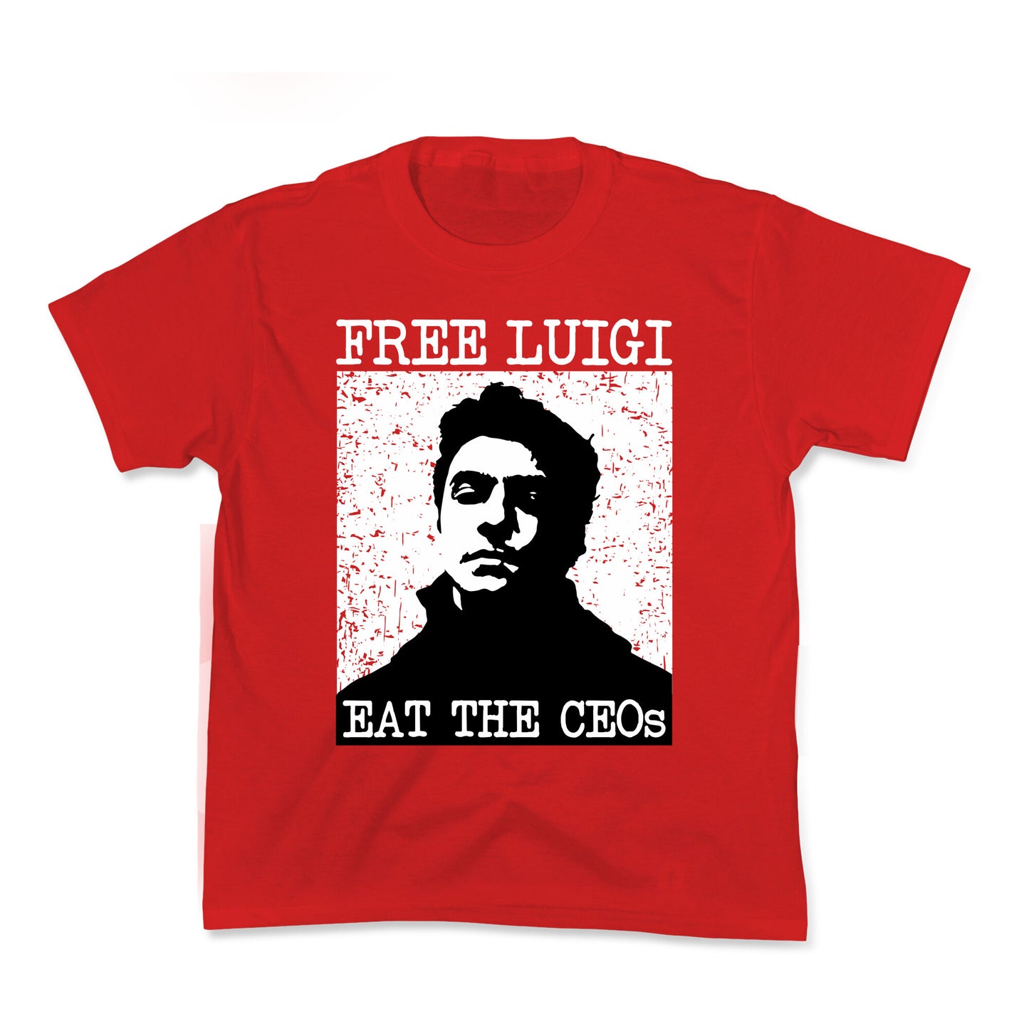 Free Luigi Eat the CEOs Kids Tee