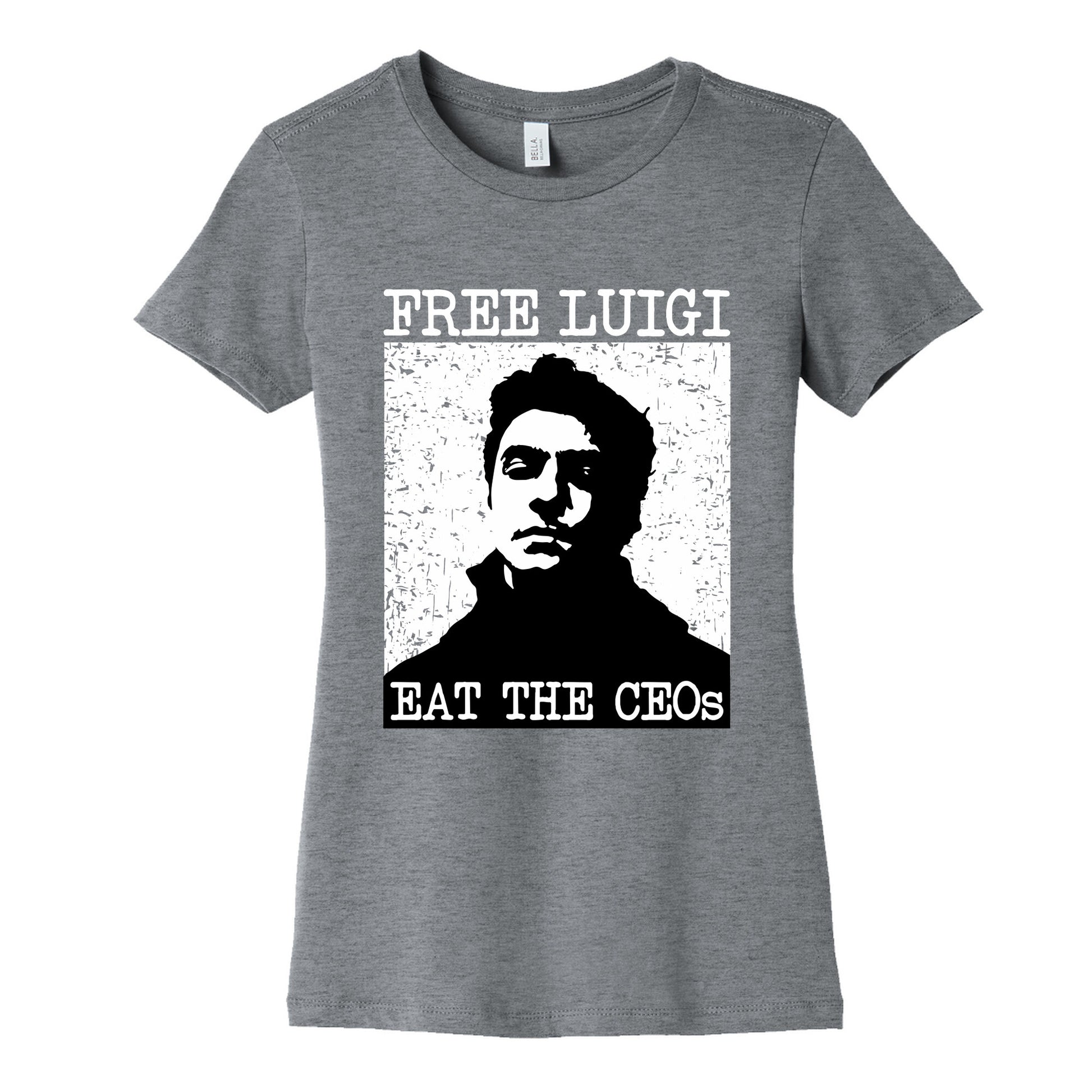 Free Luigi Eat the CEOs Womens Cotton Tee