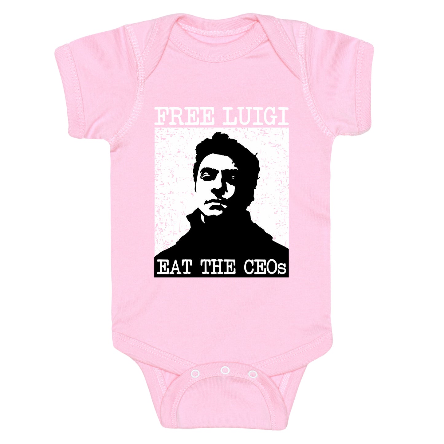 Free Luigi Eat the CEOs Baby One-Piece