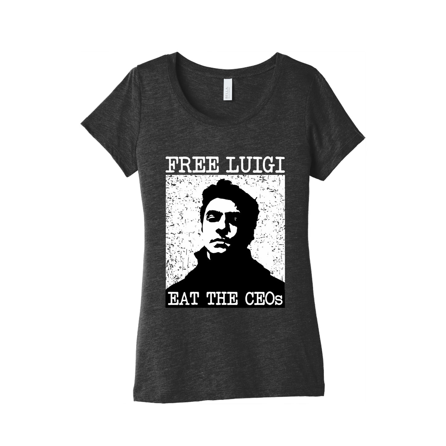 Free Luigi Eat the CEOs Womens Triblend Tee