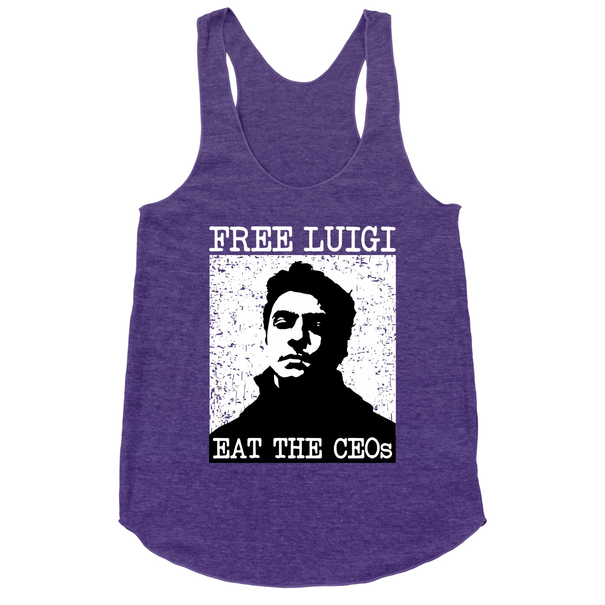 Free Luigi Eat the CEOs Racerback Tank