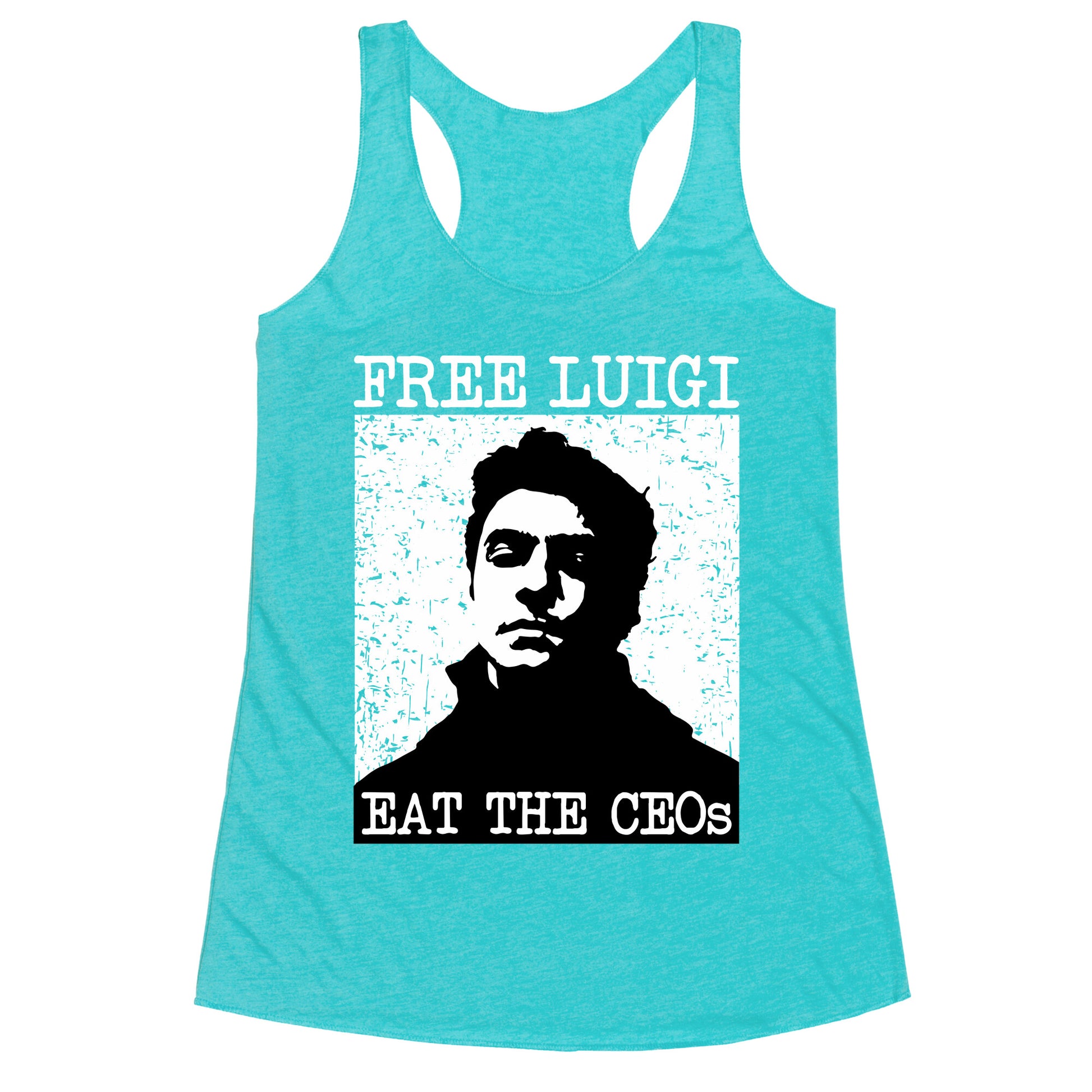 Free Luigi Eat the CEOs Racerback Tank