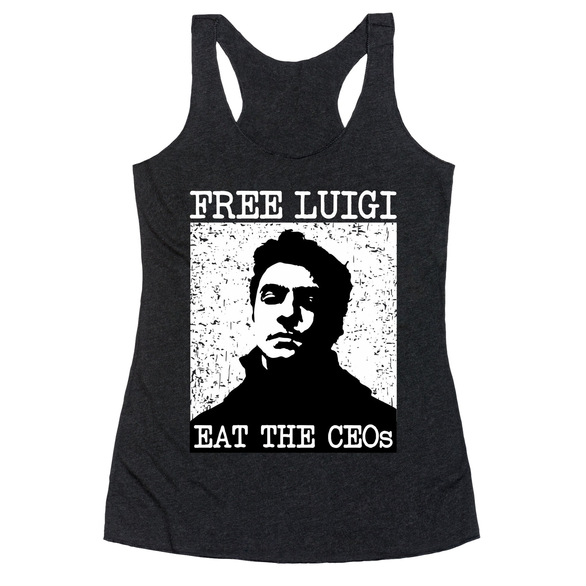 Free Luigi Eat the CEOs Racerback Tank