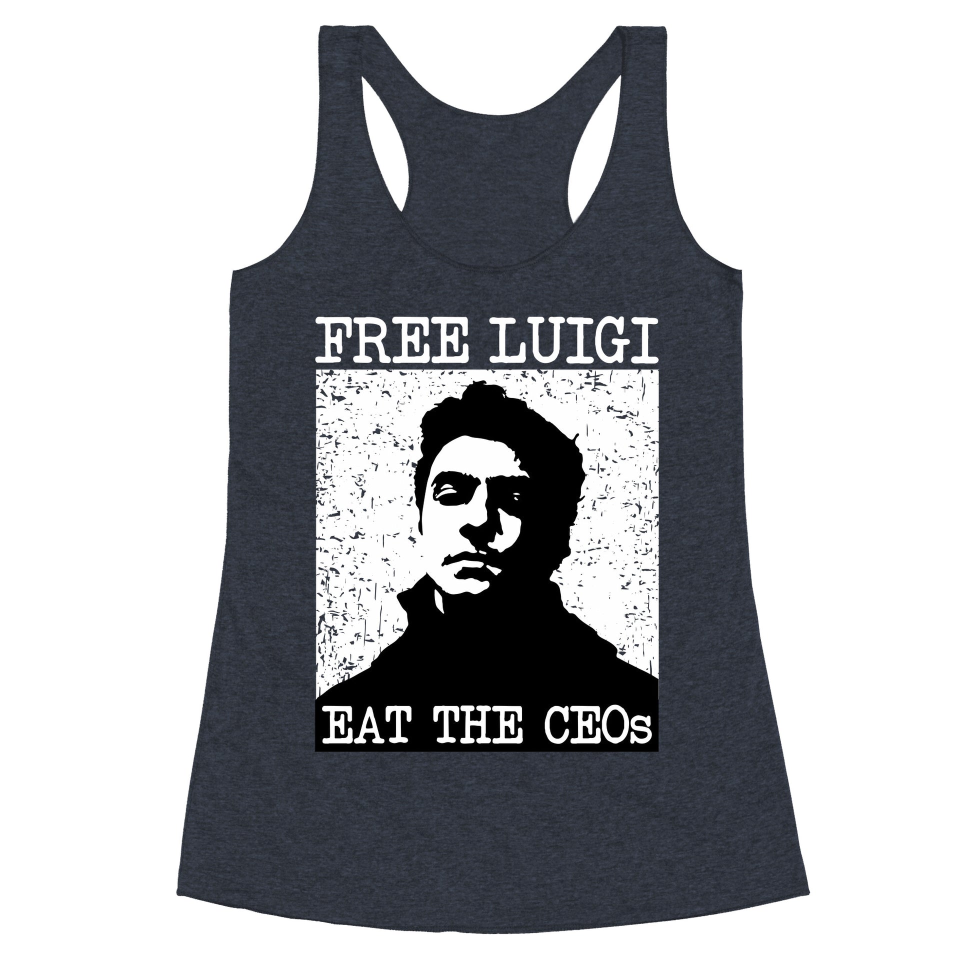 Free Luigi Eat the CEOs Racerback Tank