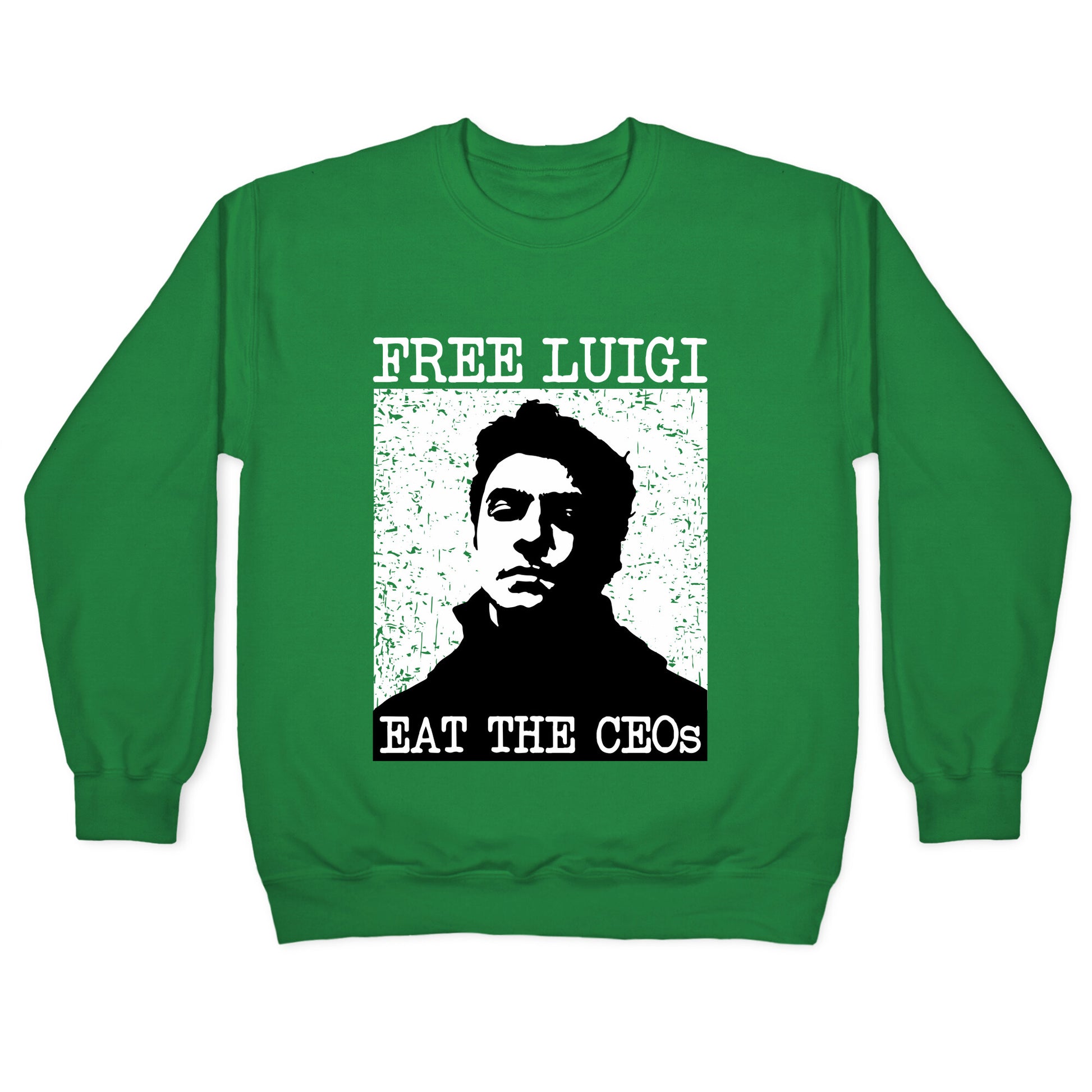 Free Luigi Eat the CEOs Crewneck Sweatshirt