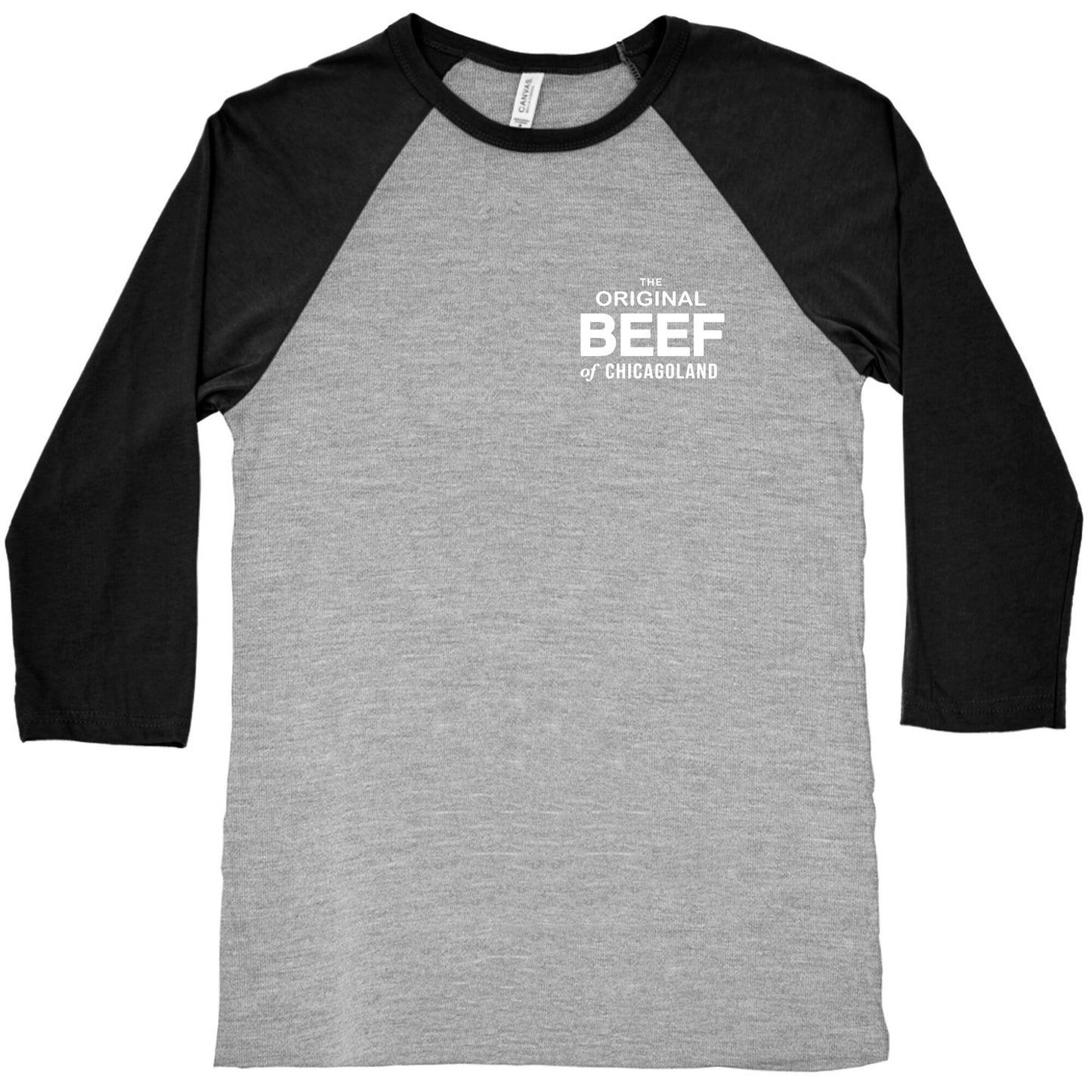The Original Beef of Chicagoland Baseball Tee