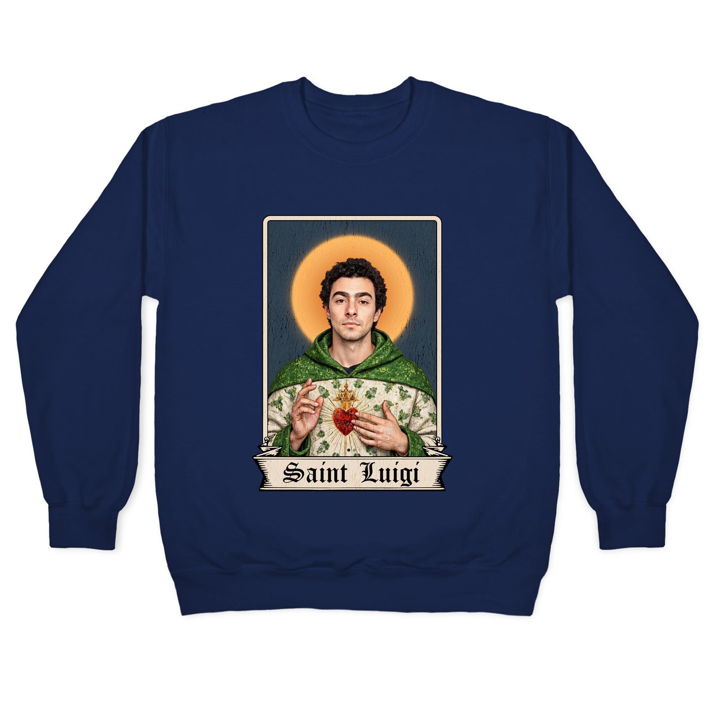 Saint Luigi Mangione Crewneck Sweatshirt