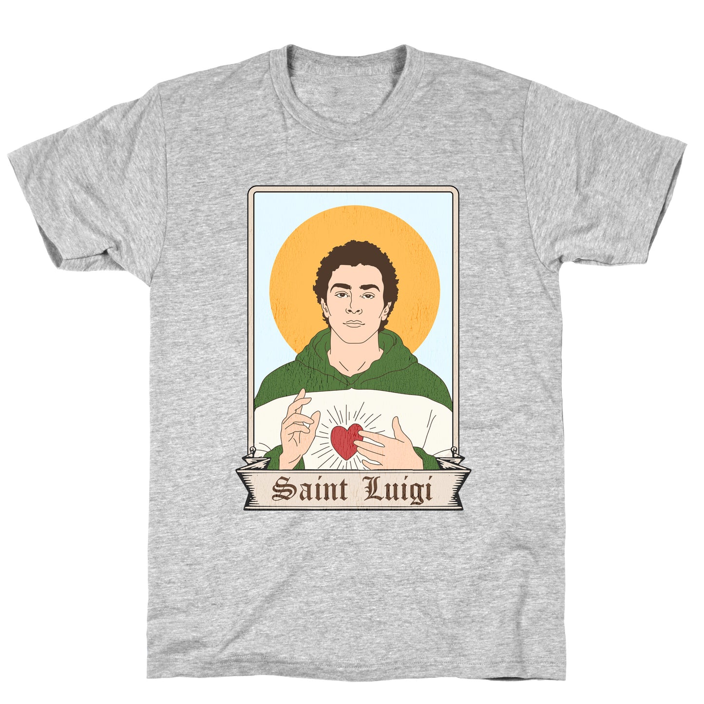 Saint Luigi Mangione Cartoon T-Shirt