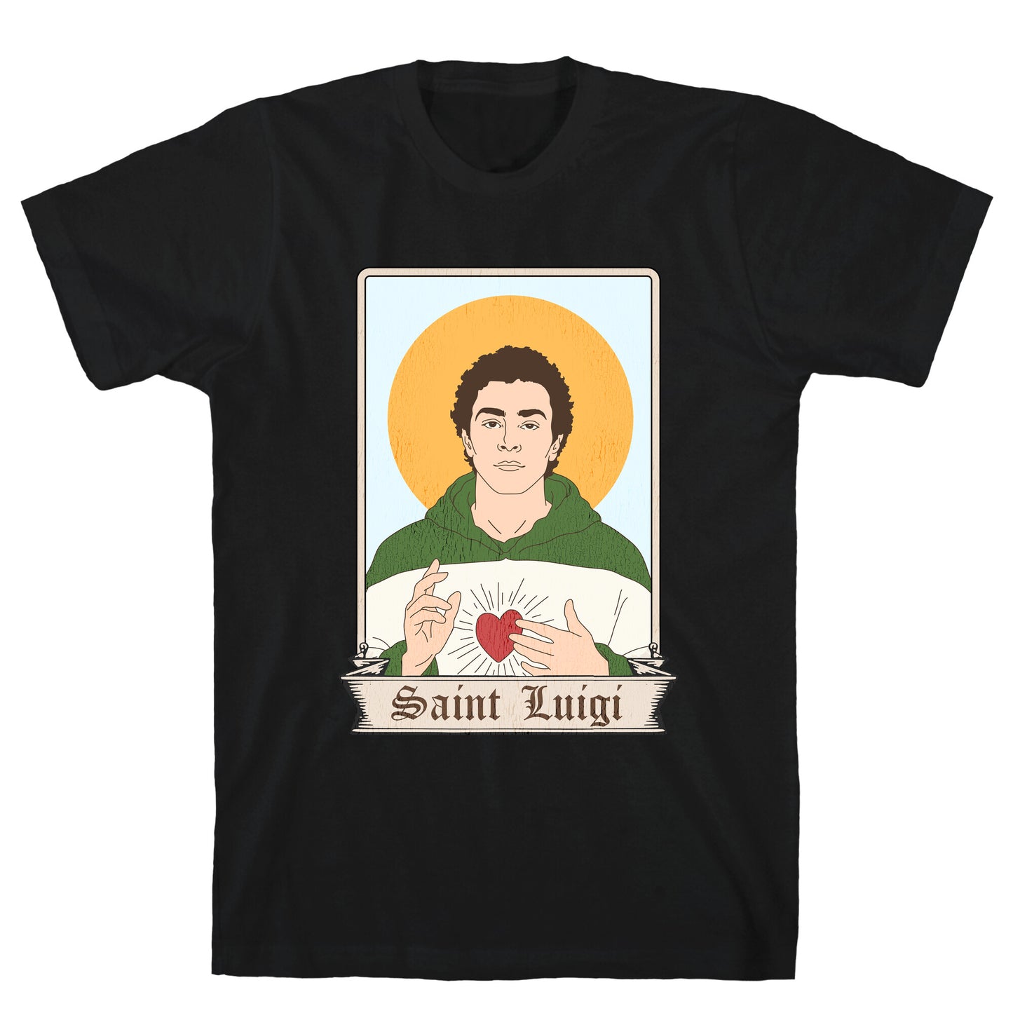 Saint Luigi Mangione Cartoon T-Shirt