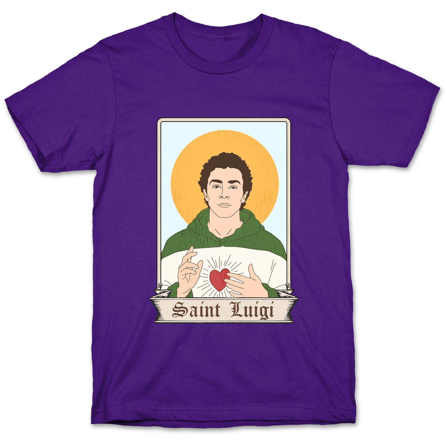 Saint Luigi Mangione Cartoon T-Shirt
