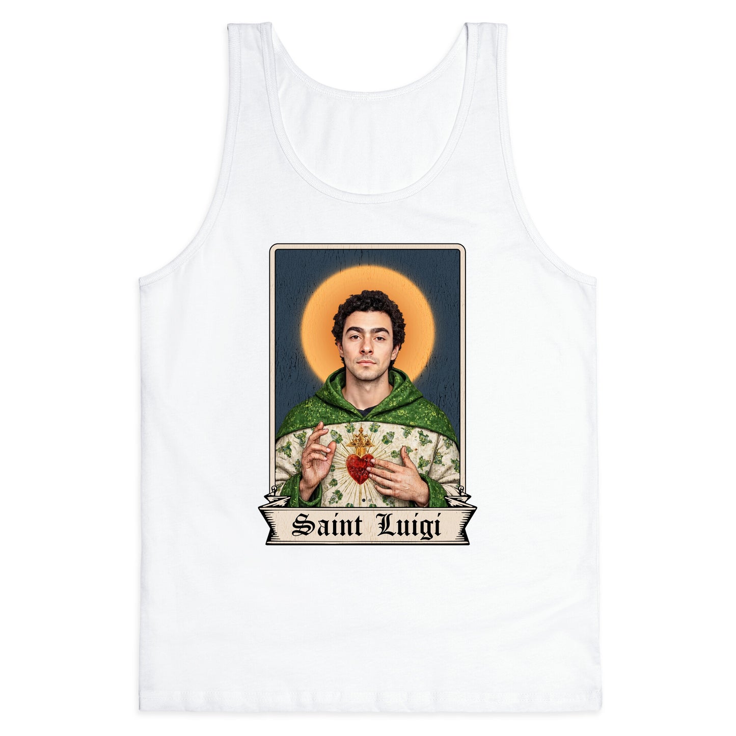 Saint Luigi Mangione Tank Top
