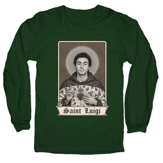 St Luigi Mangione Longsleeve Tee