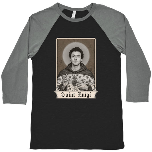 St Luigi Mangione Baseball Tee