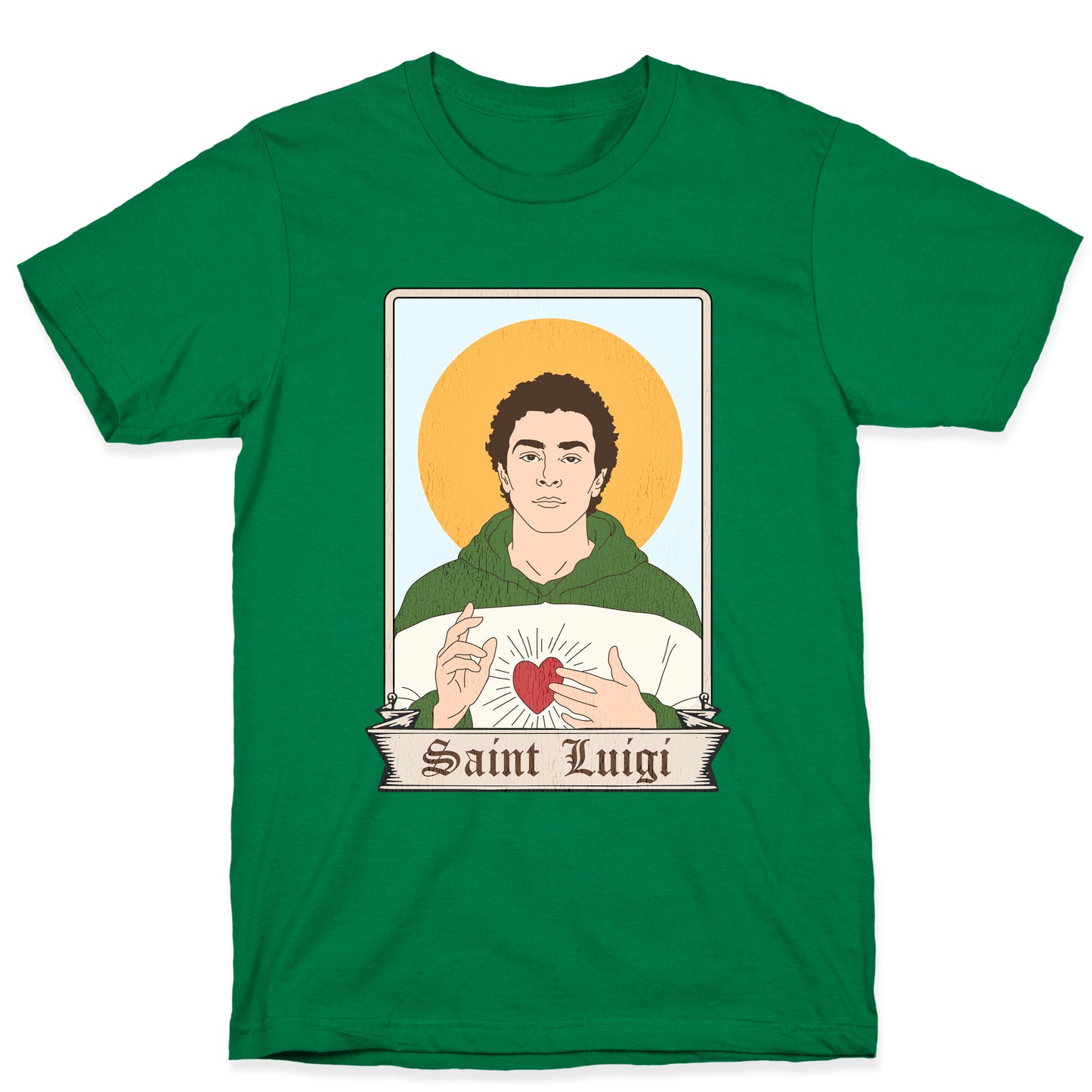 Saint Luigi Mangione Cartoon T-Shirt