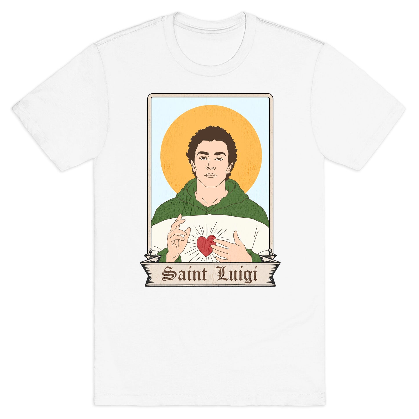 Saint Luigi Mangione Cartoon T-Shirt