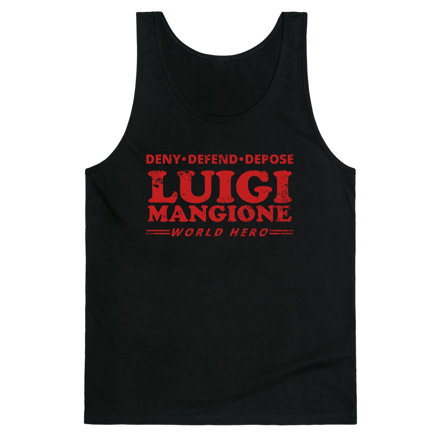 Luigi Mangione World Hero Tank Top