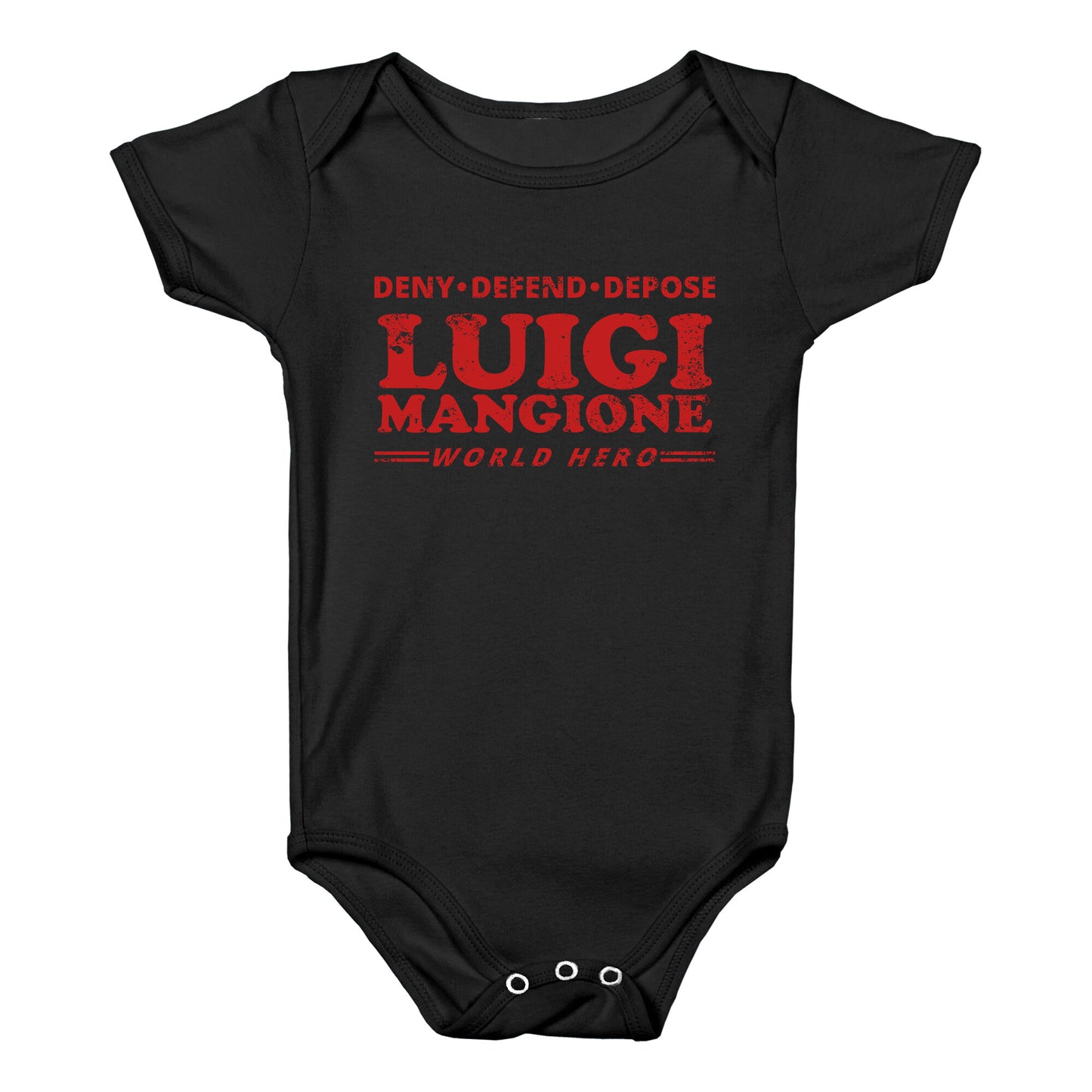 Luigi Mangione World Hero Baby One-Piece