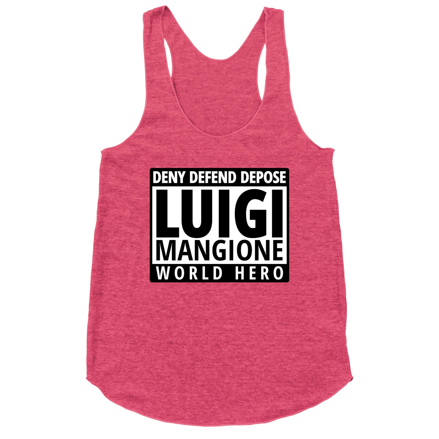 Luigi World Hero Racerback Tank