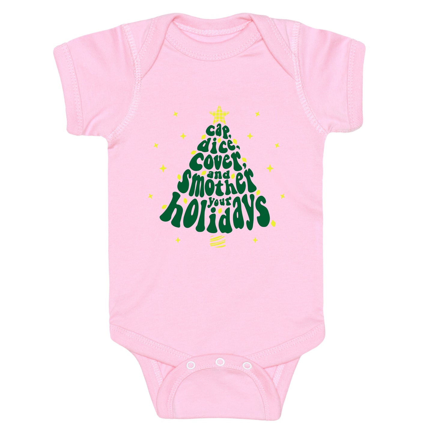 Waffle House Christmas Baby One-Piece