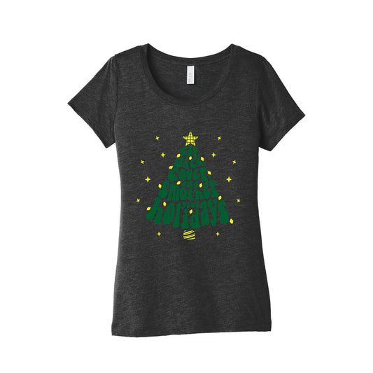 Waffle House Christmas Womens Triblend Tee