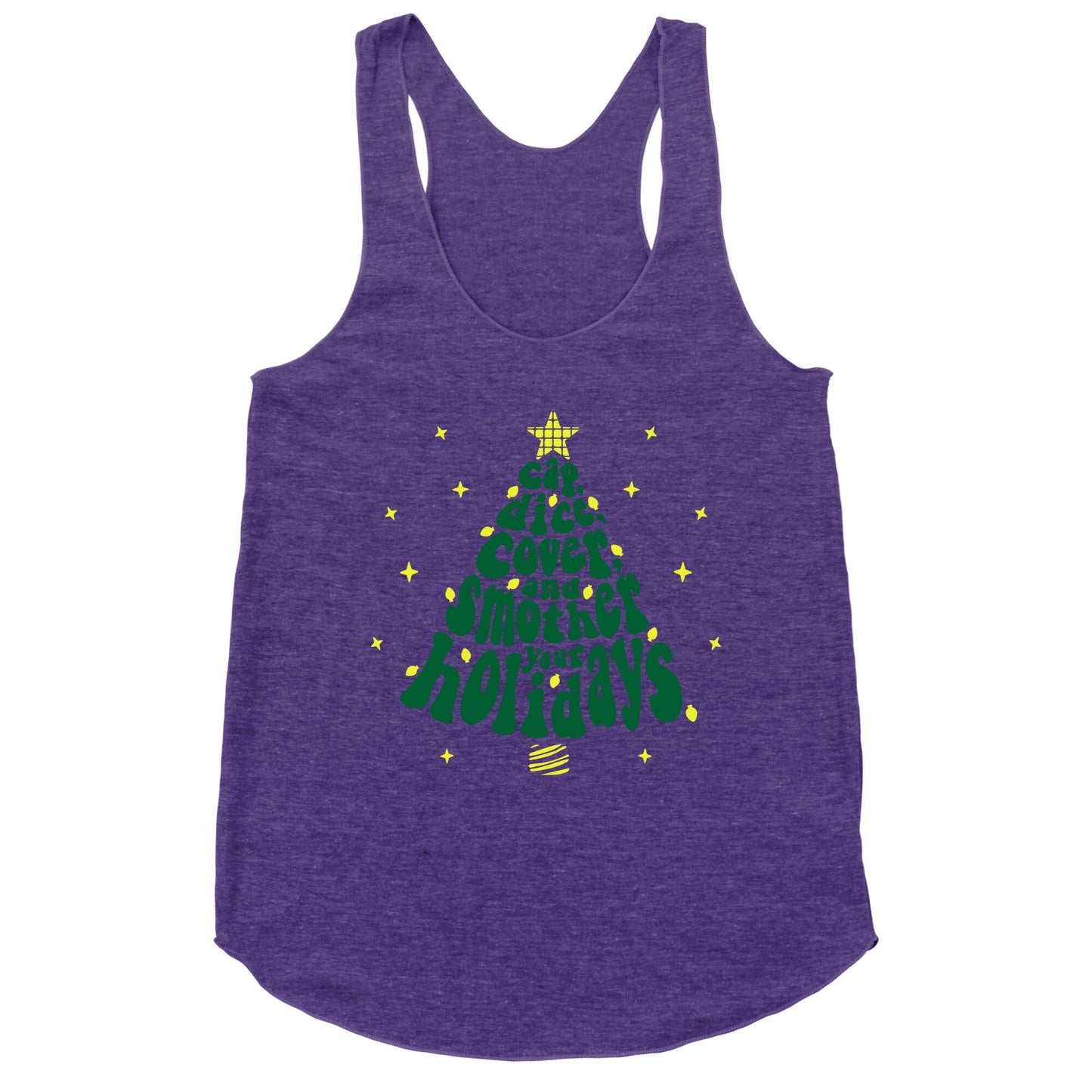 Waffle House Christmas Racerback Tank