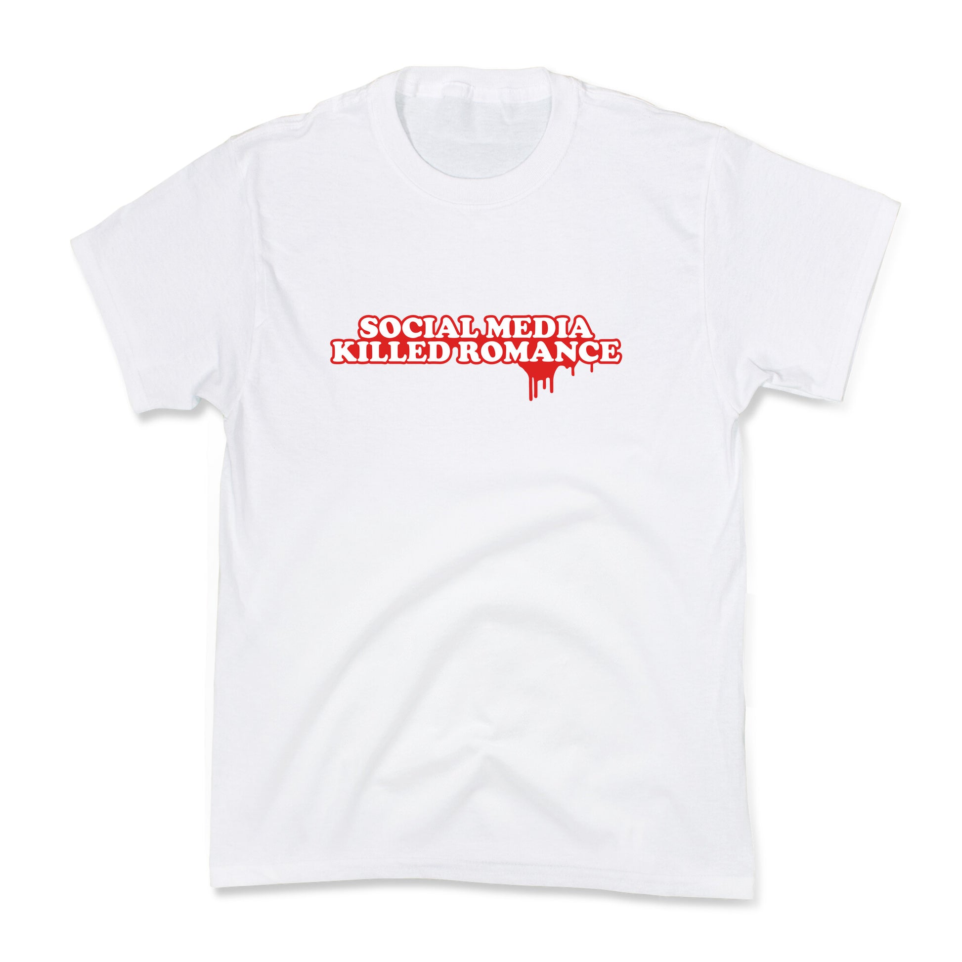 Social Media Killed Romance Kids Tee