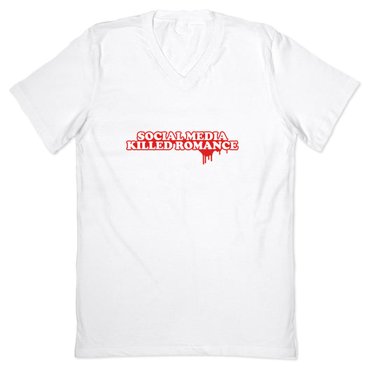 Social Media Killed Romance V-Neck