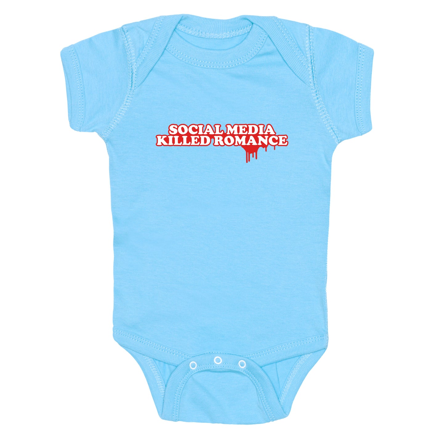 Social Media Killed Romance Baby One-Piece