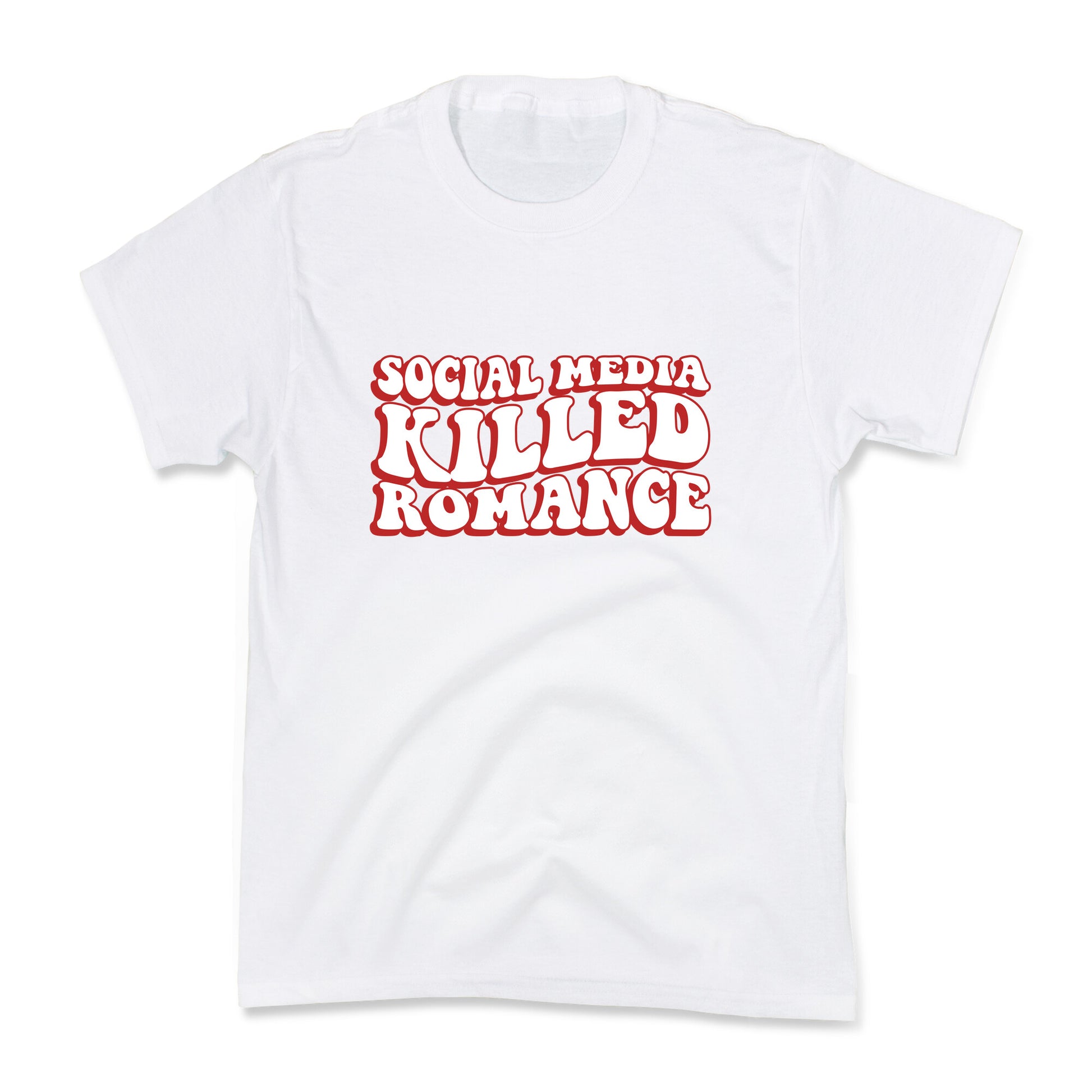 Social Media Killed Romance Kids Tee