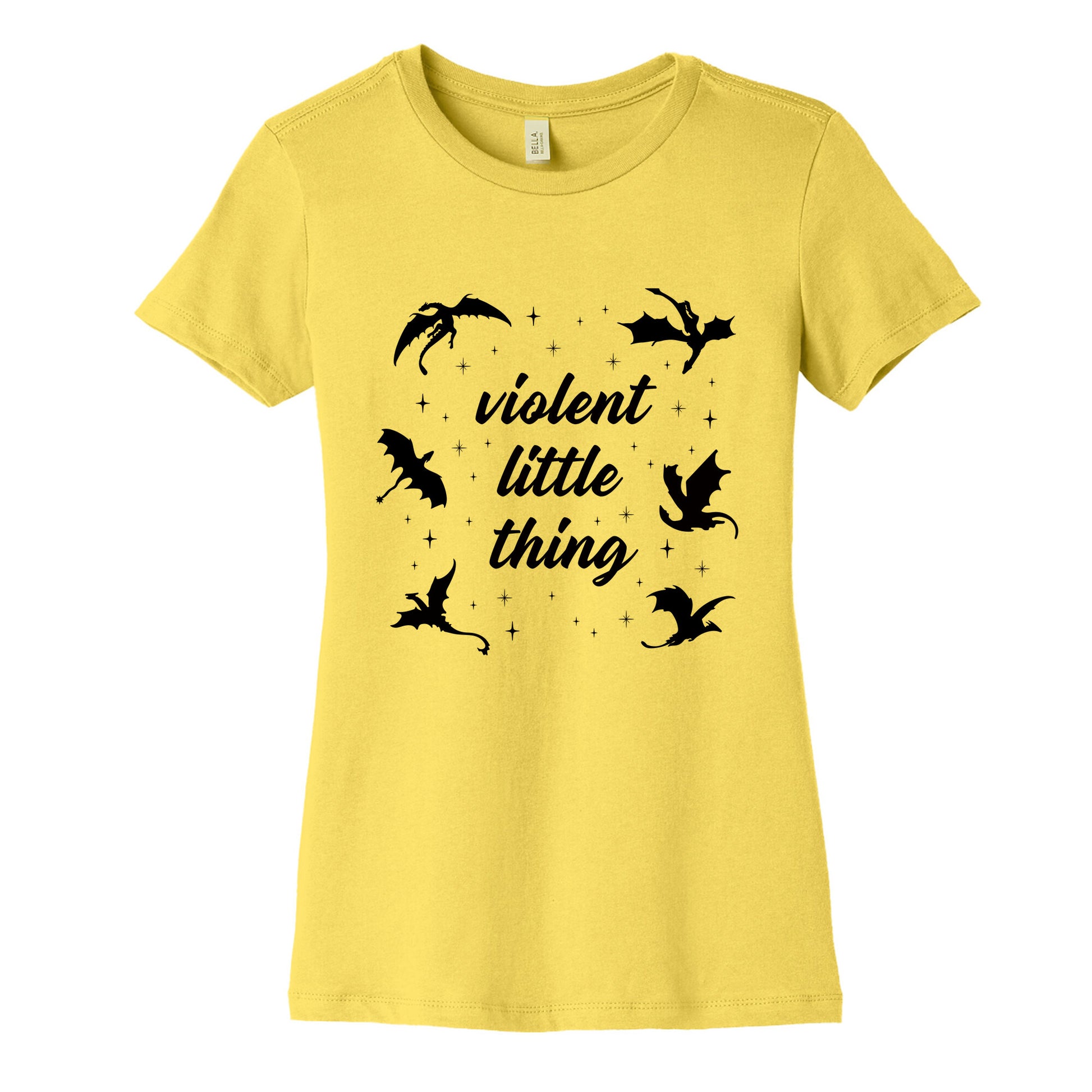Fourth Wing Violent Little Thing Womens Cotton Tee
