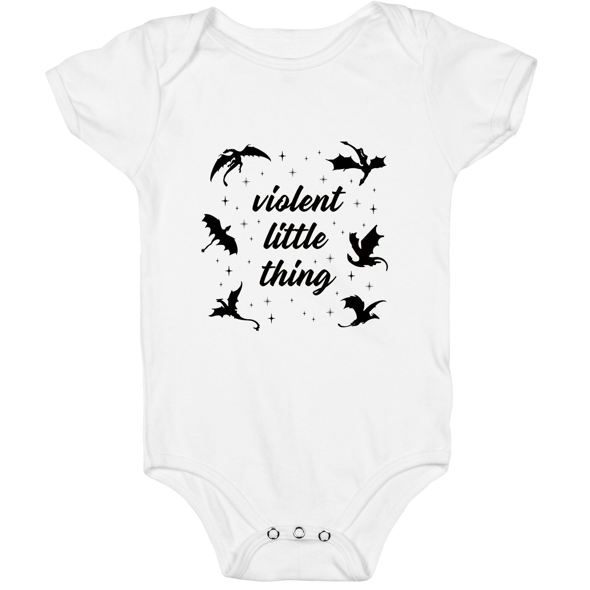 Fourth Wing Violent Little Thing Baby One-Piece