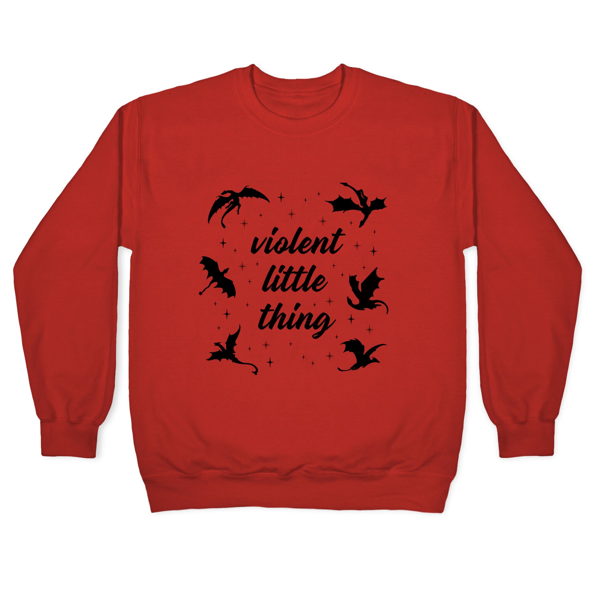 Fourth Wing Violent Little Thing Crewneck Sweatshirt