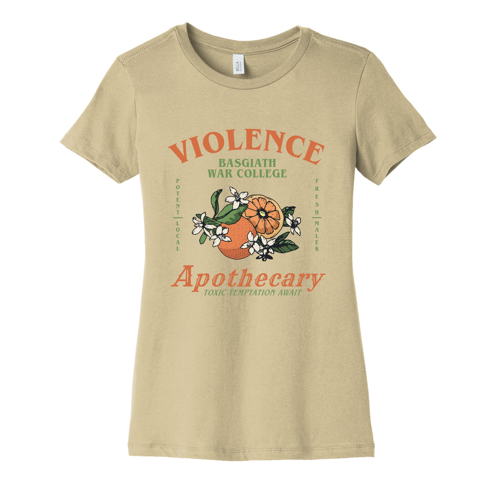 Fourth Wing Violence Apothecary Womens Cotton Tee