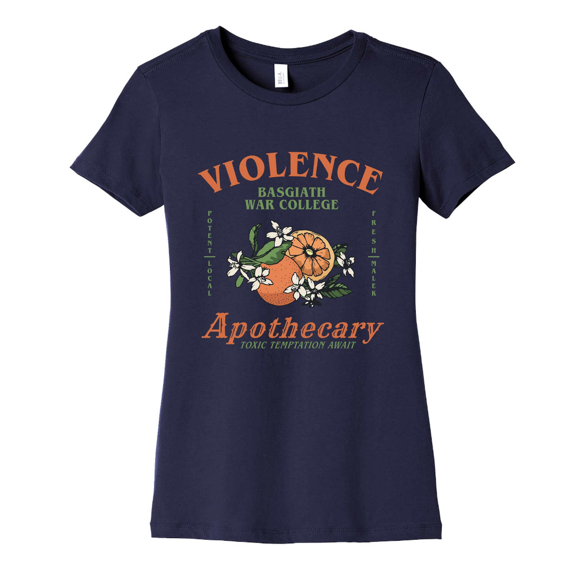 Fourth Wing Violence Apothecary Womens Cotton Tee