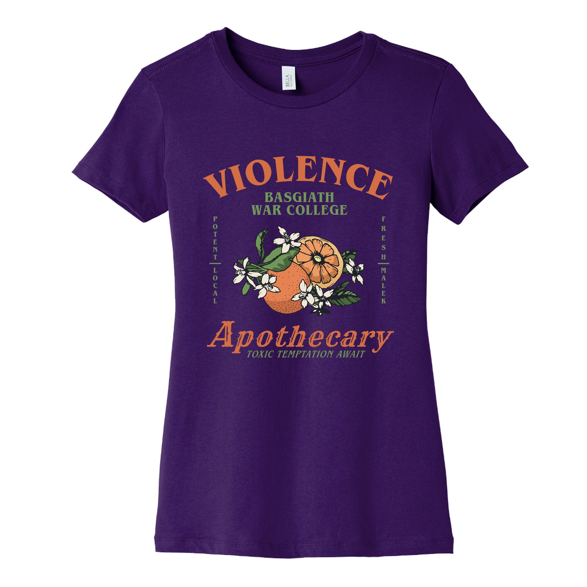 Fourth Wing Violence Apothecary Womens Cotton Tee
