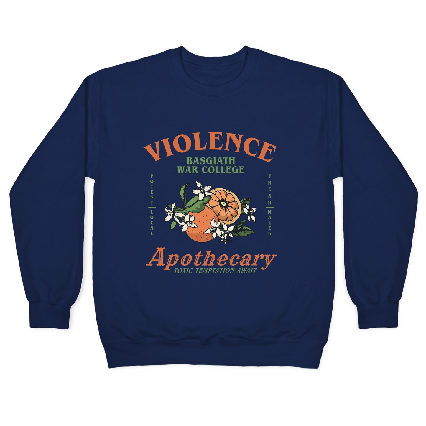 Fourth Wing Violence Apothecary Crewneck Sweatshirt