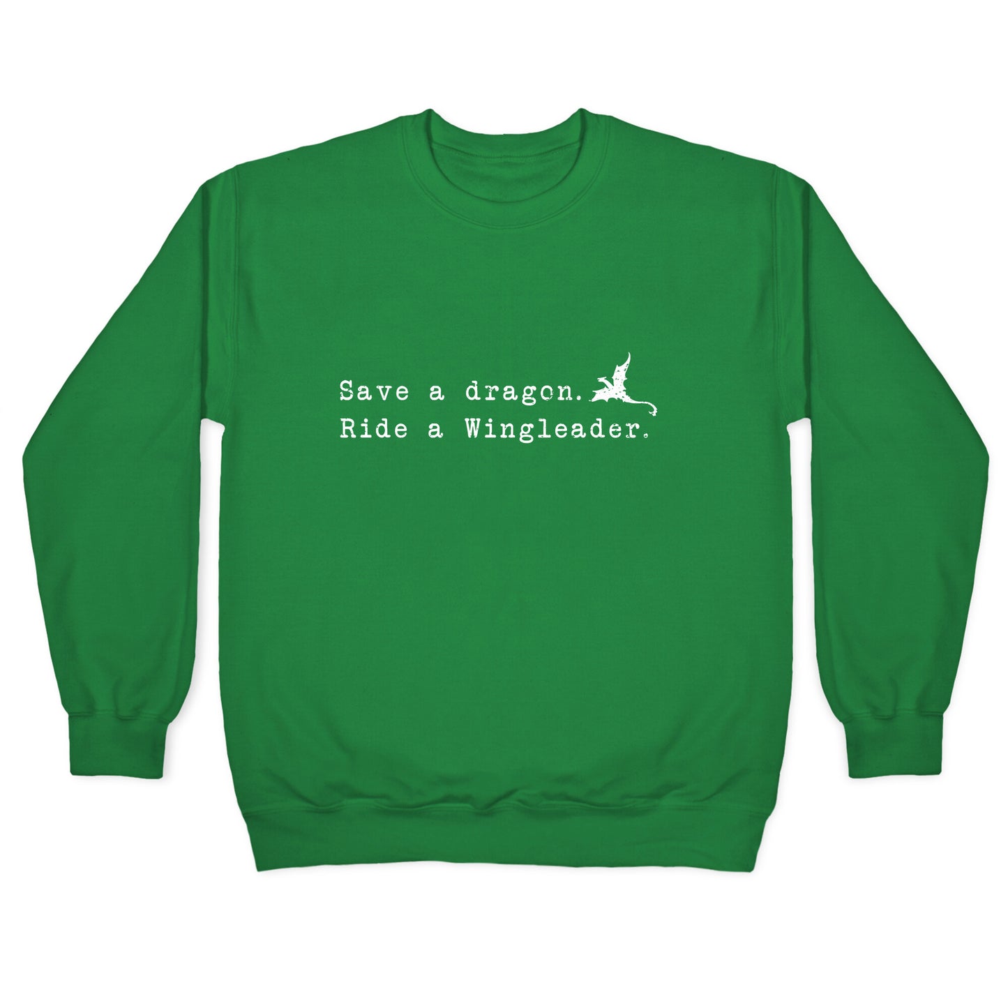 Fourth Wing Save a Dragon Crewneck Sweatshirt