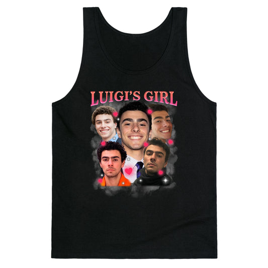 Luigis Girl Mangione Valentines Day Tank Top