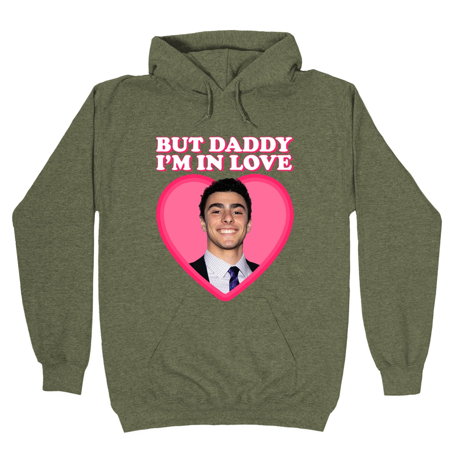 But Daddy Im In Love Luigi Mangione Valentines Day Hoodie