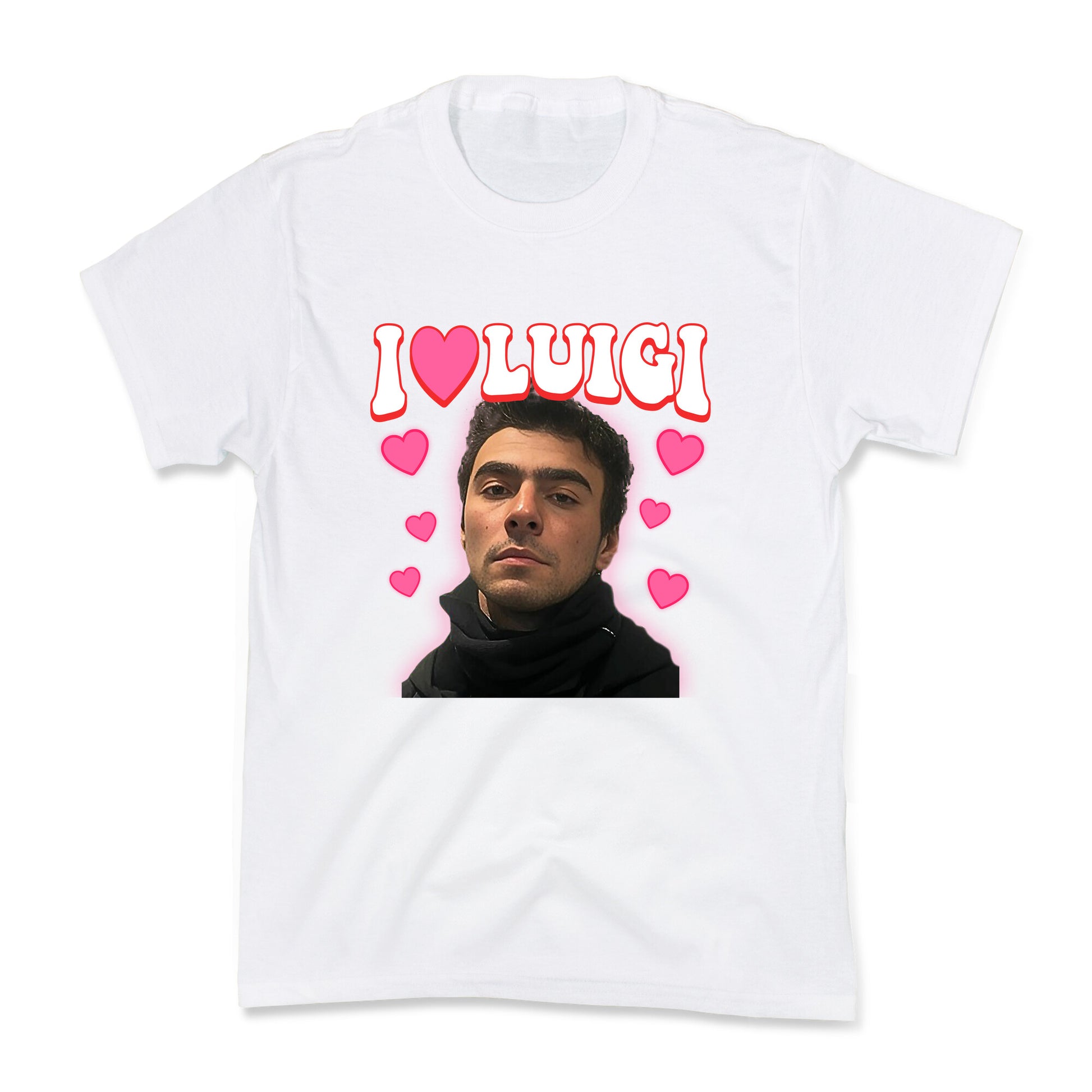 I Love Luigi Mangione Kids Tee