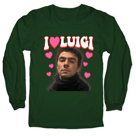 I Love Luigi Mangione Longsleeve Tee