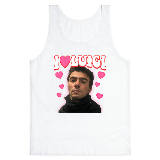 I Love Luigi Mangione Tank Top