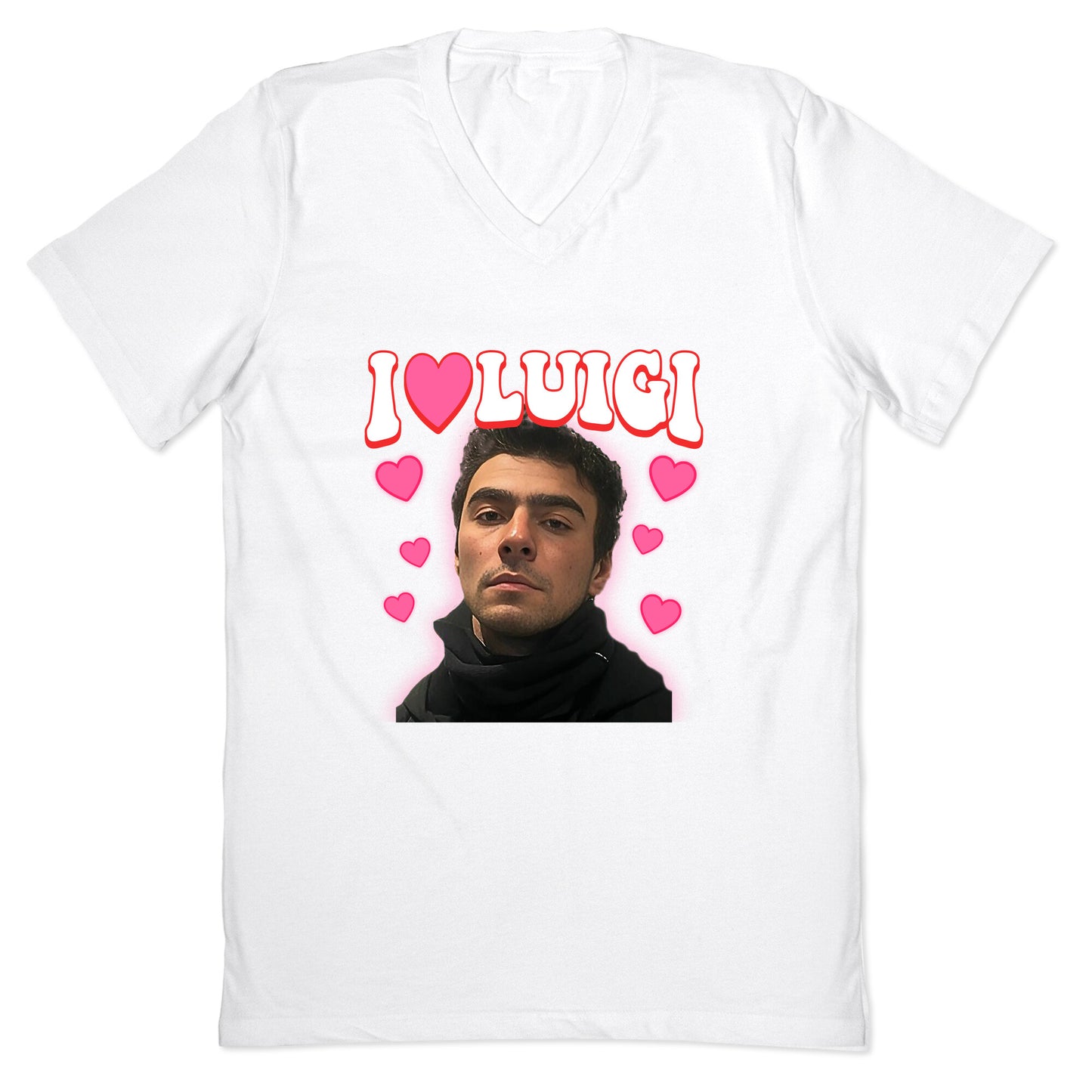 I Love Luigi Mangione V-Neck