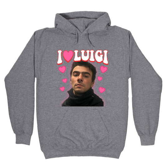 I Love Luigi Mangione Hoodie