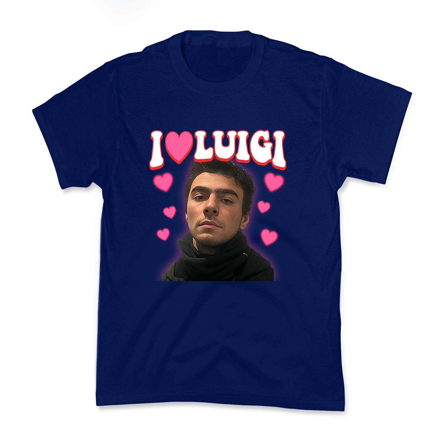 I Love Luigi Mangione Kids Tee