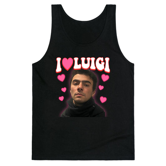 I Love Luigi Mangione Tank Top