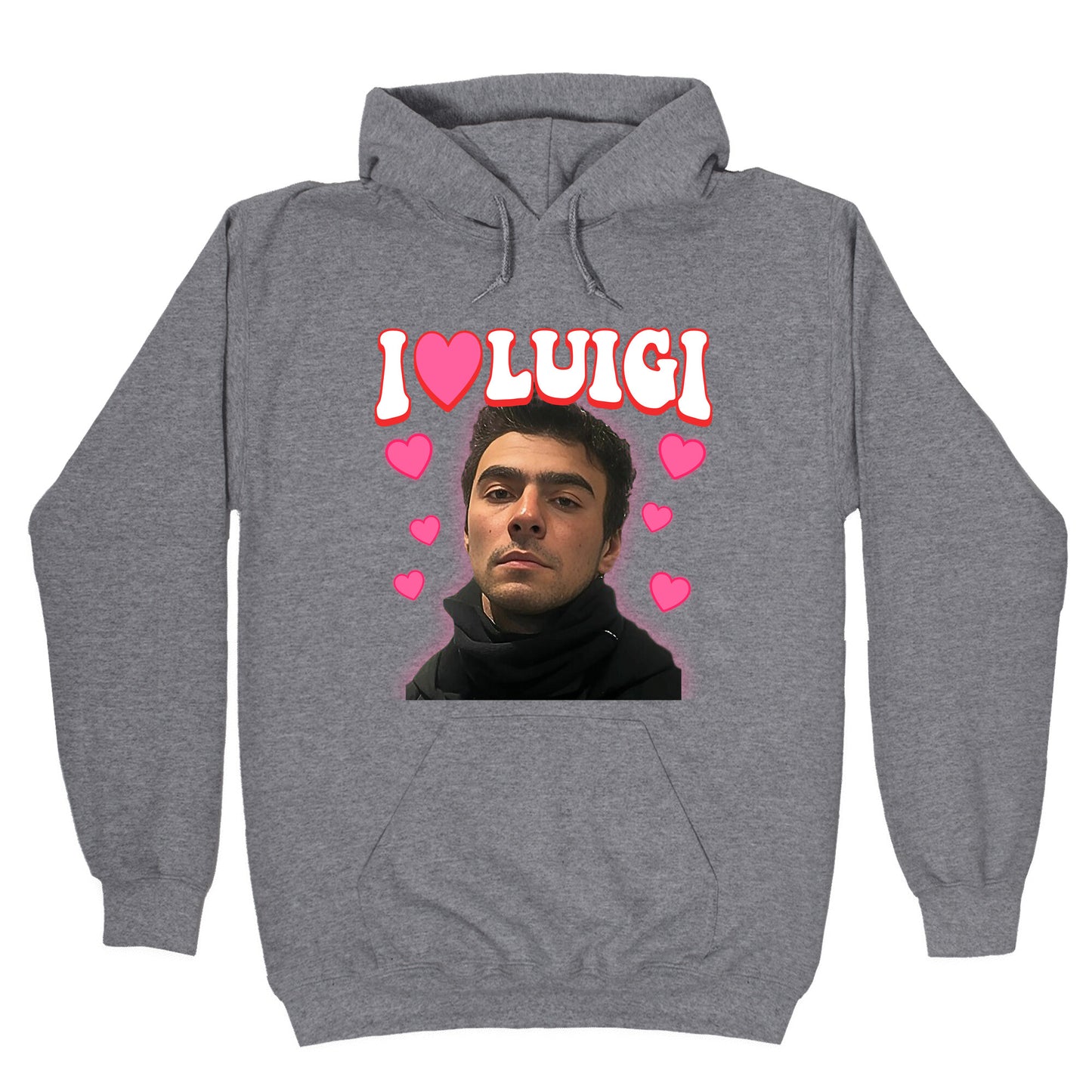 I Love Luigi Mangione Hoodie