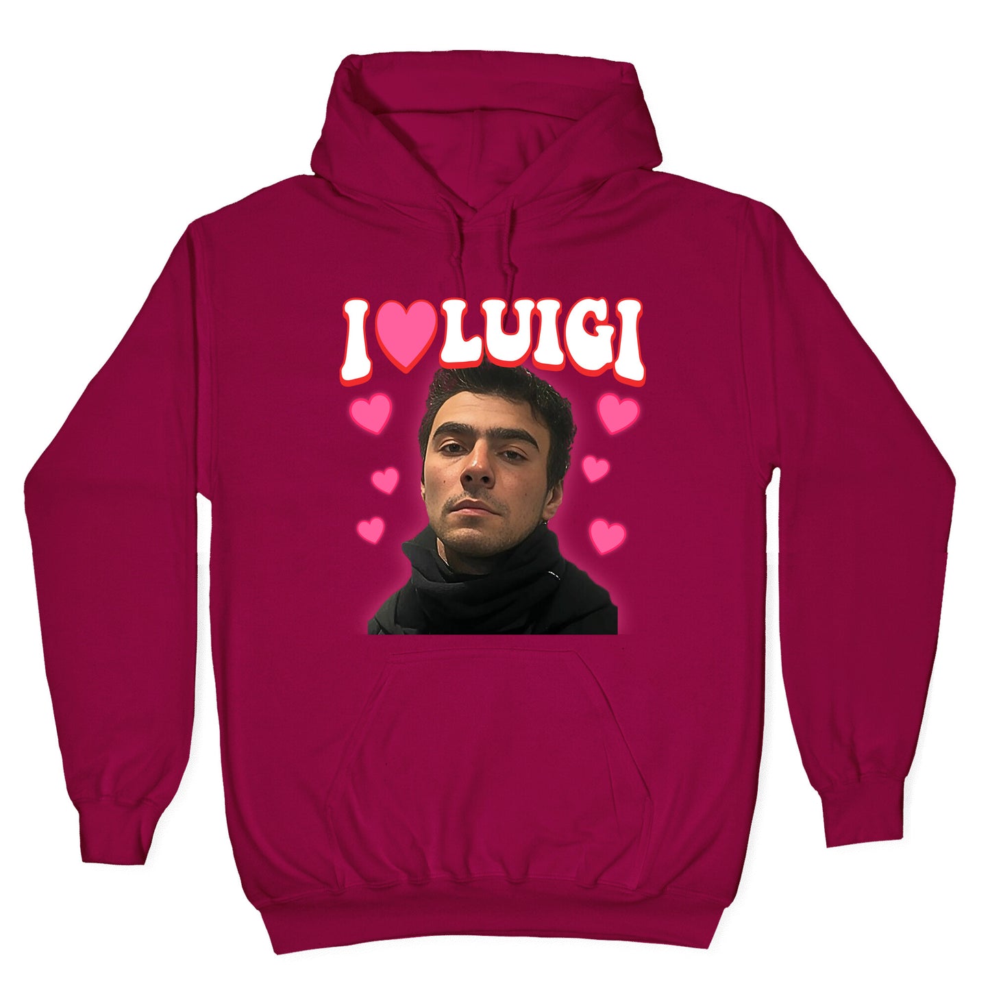 I Love Luigi Mangione Hoodie