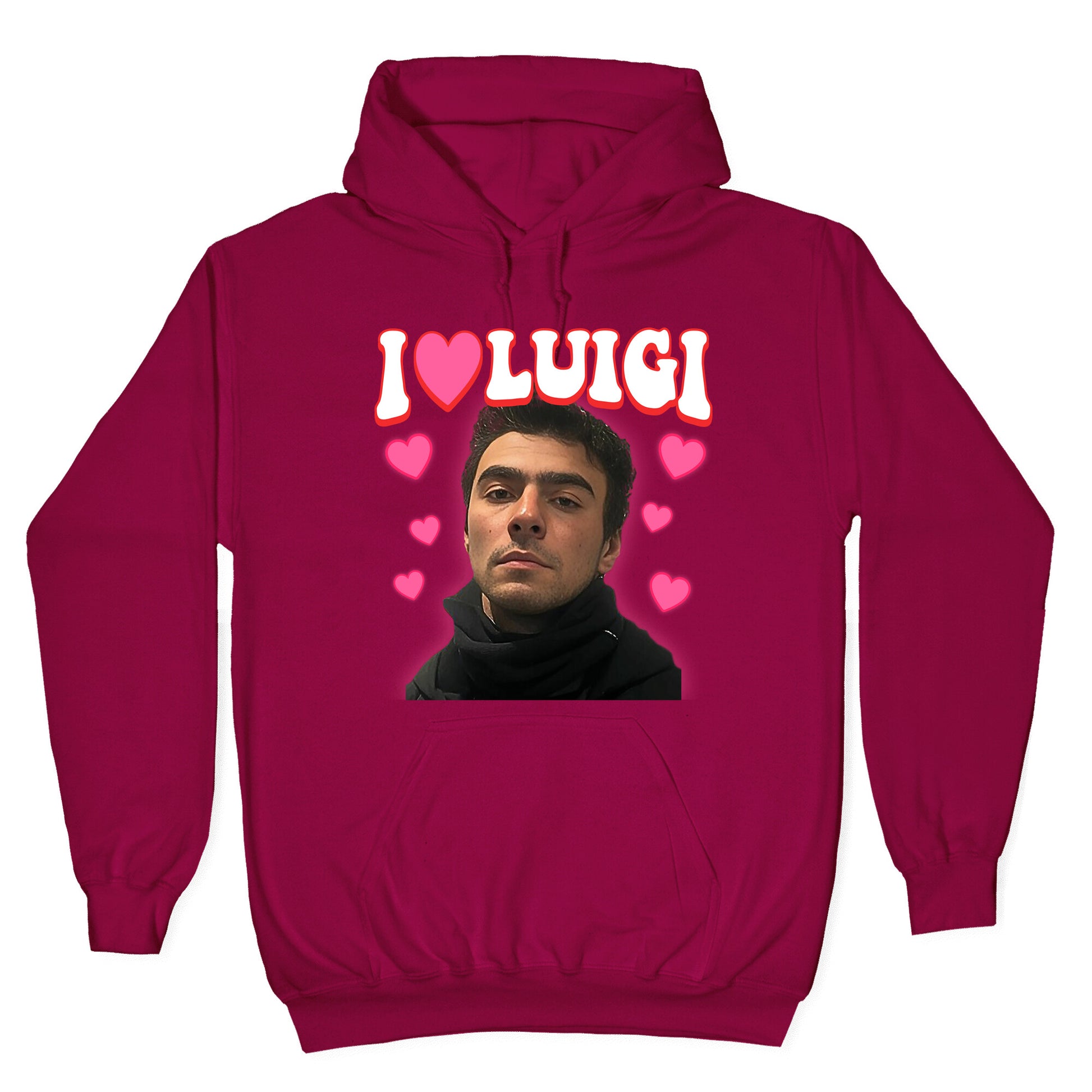 I Love Luigi Mangione Hoodie